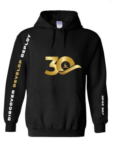 30th Anniversary Black Hoodie (Design 2) (Pre-order)
