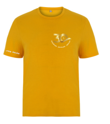 30th Anniversary Mustard T-Shirt  (Design 1) (Pre-order)