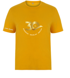 30th Anniversary Mustard T-Shirt (Design 3) (Pre-order)